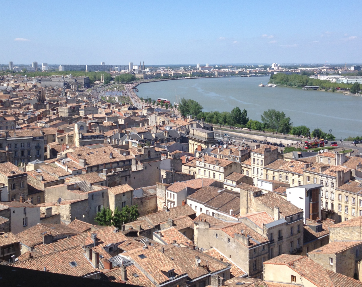 Bordeaux vue aerienne
