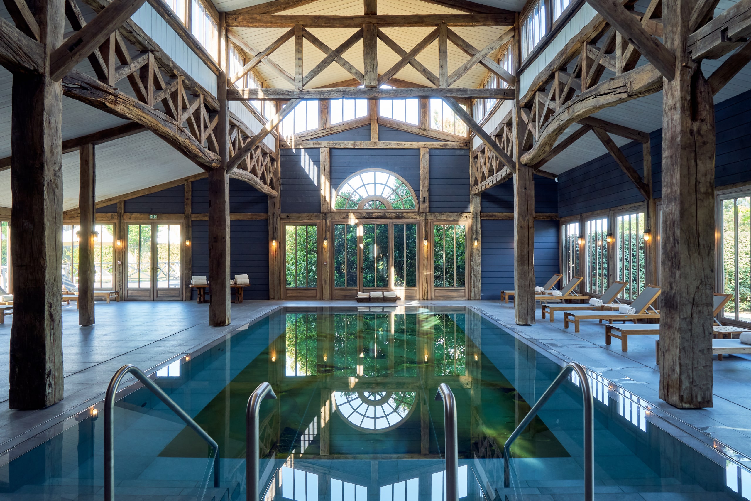Piscine intérieure - Les Sources de Caudalie