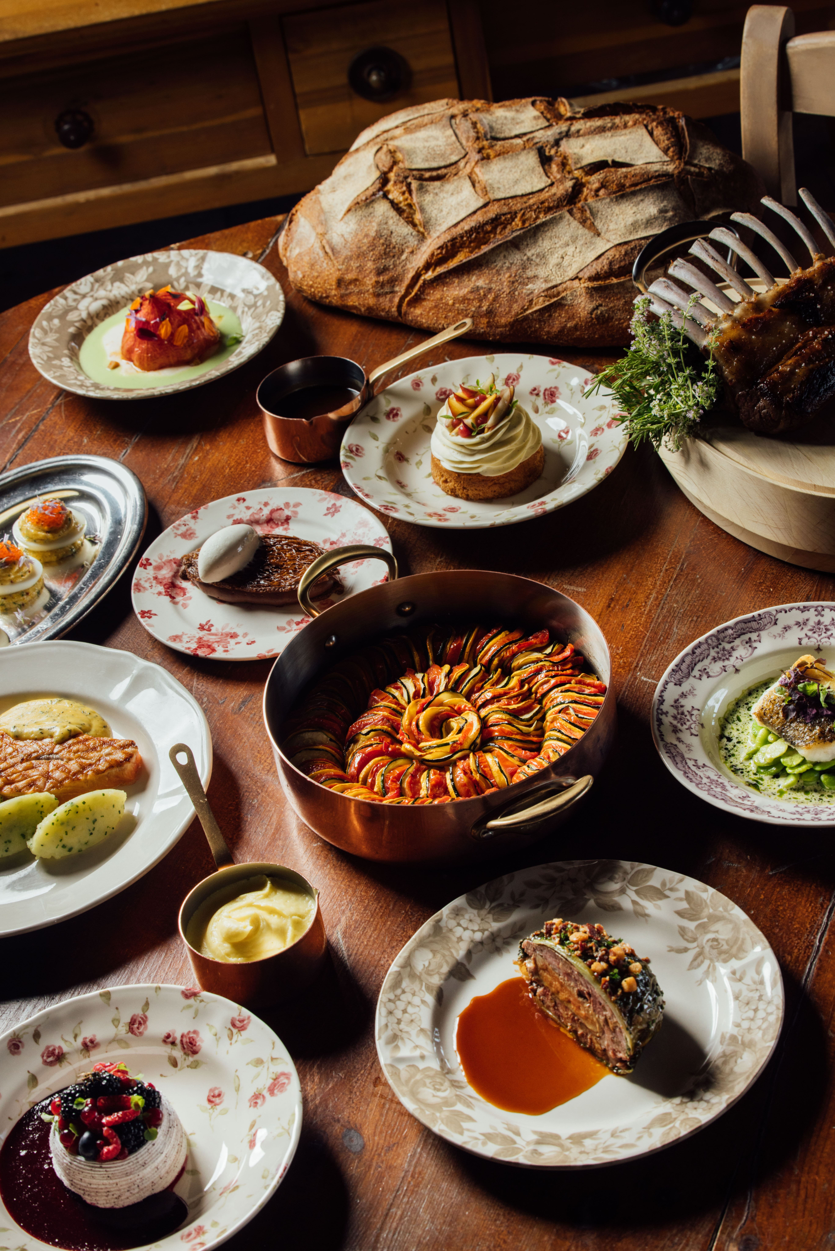 Assortiment plats - La Table du Lavoir