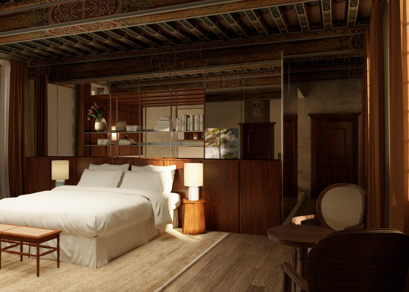 suite de luxe Les Sources de Vougeor