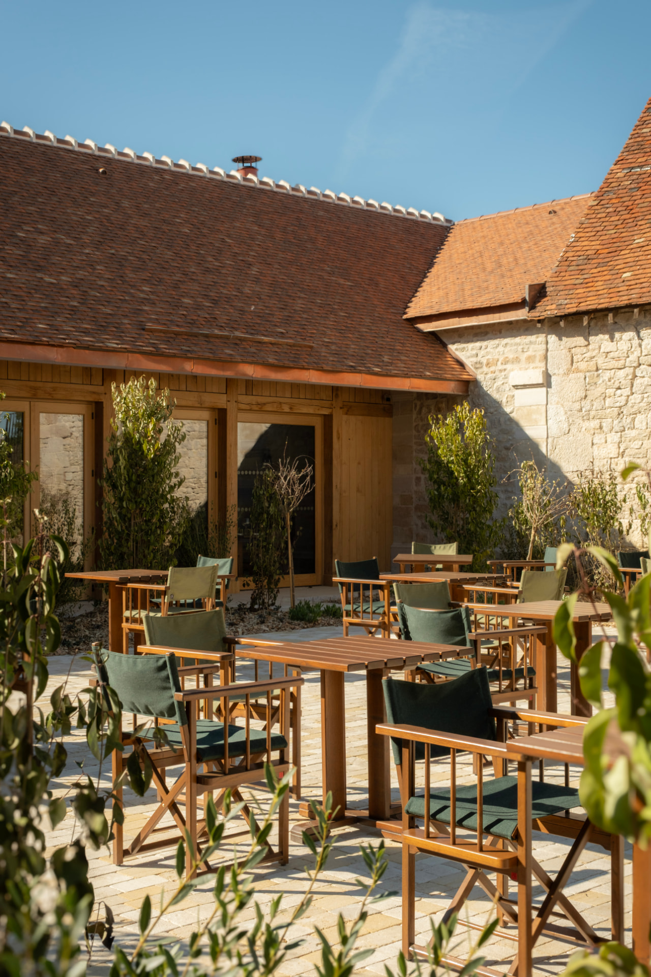 Terrasse Auberge des Cîteaux - Les Sources de Vougeot