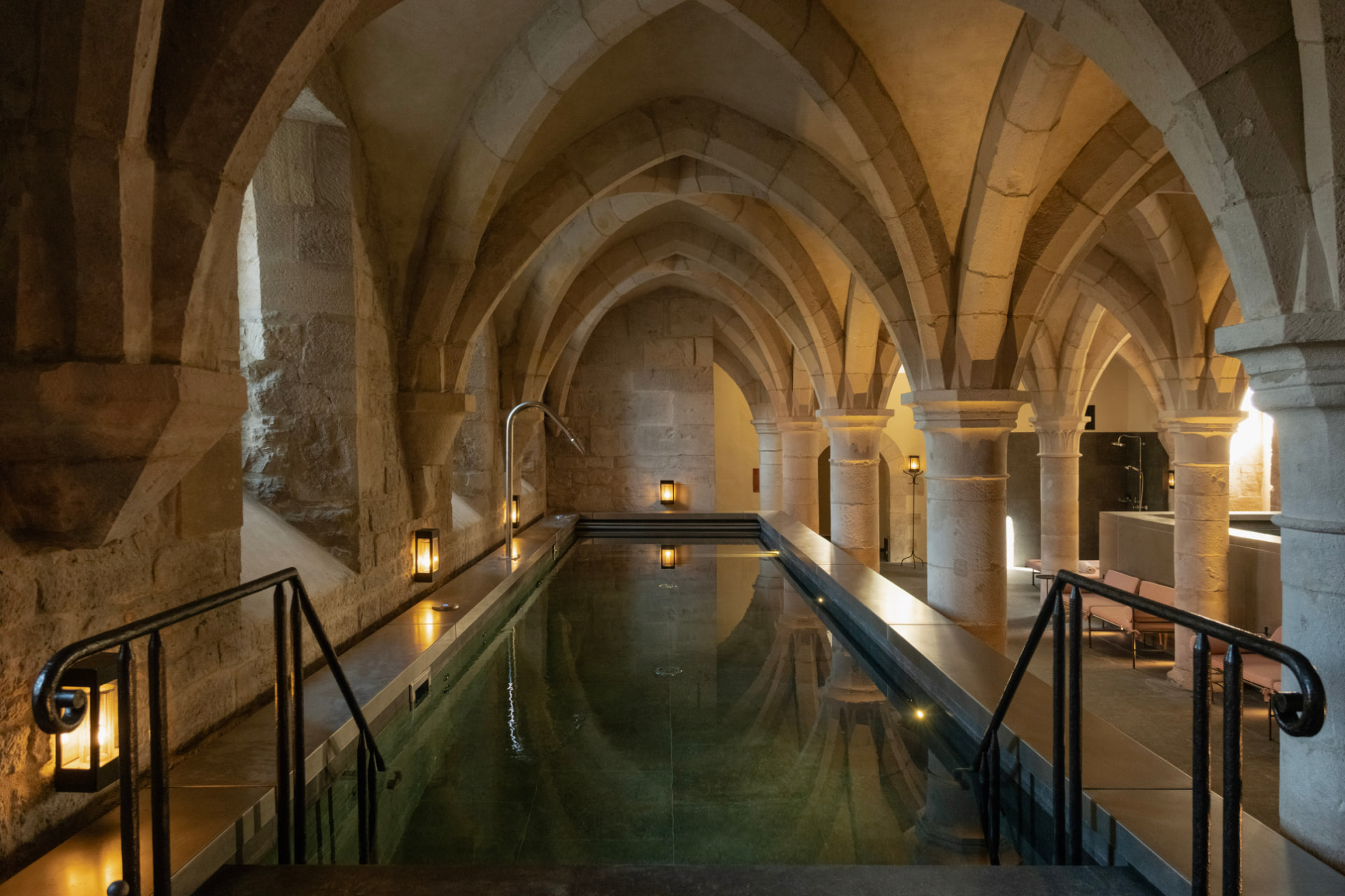 Bassin et voûtes - Spa Caudalie