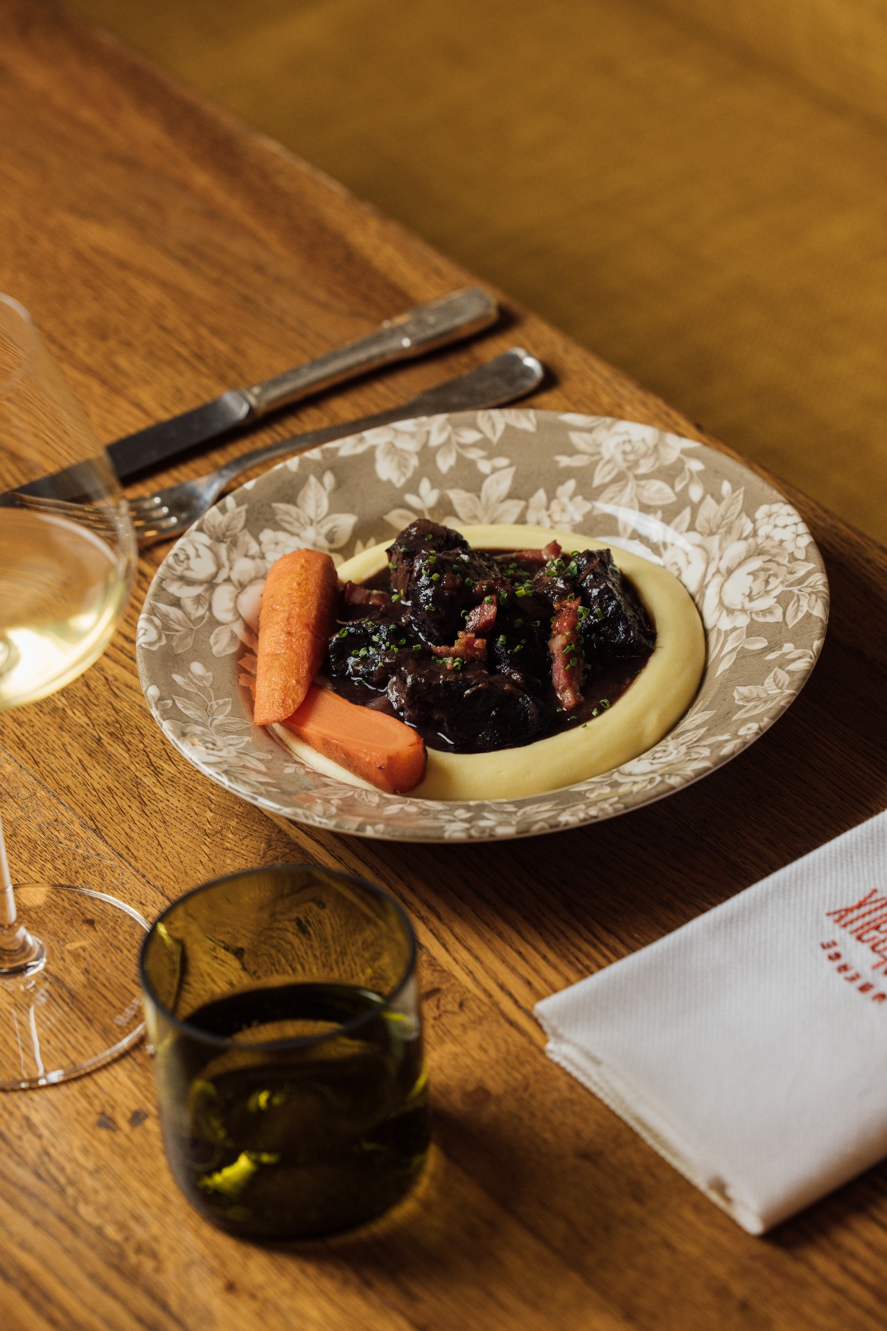 Bœuf Bourguignon - Auberge des Cîteaux - Les Sources de Vougeot